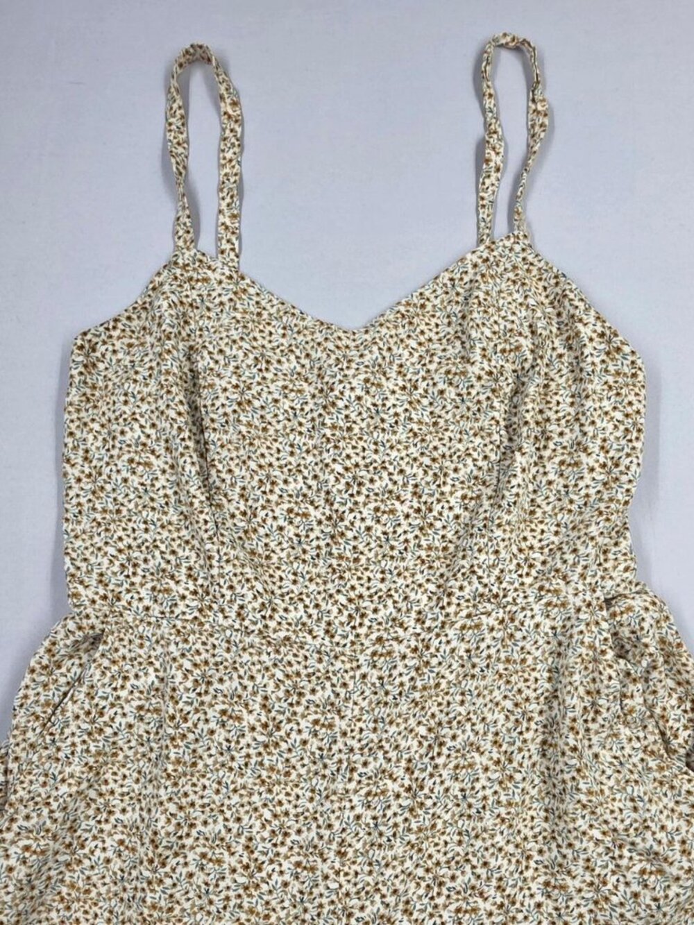 Ditsy Print Jumpsuit Wide